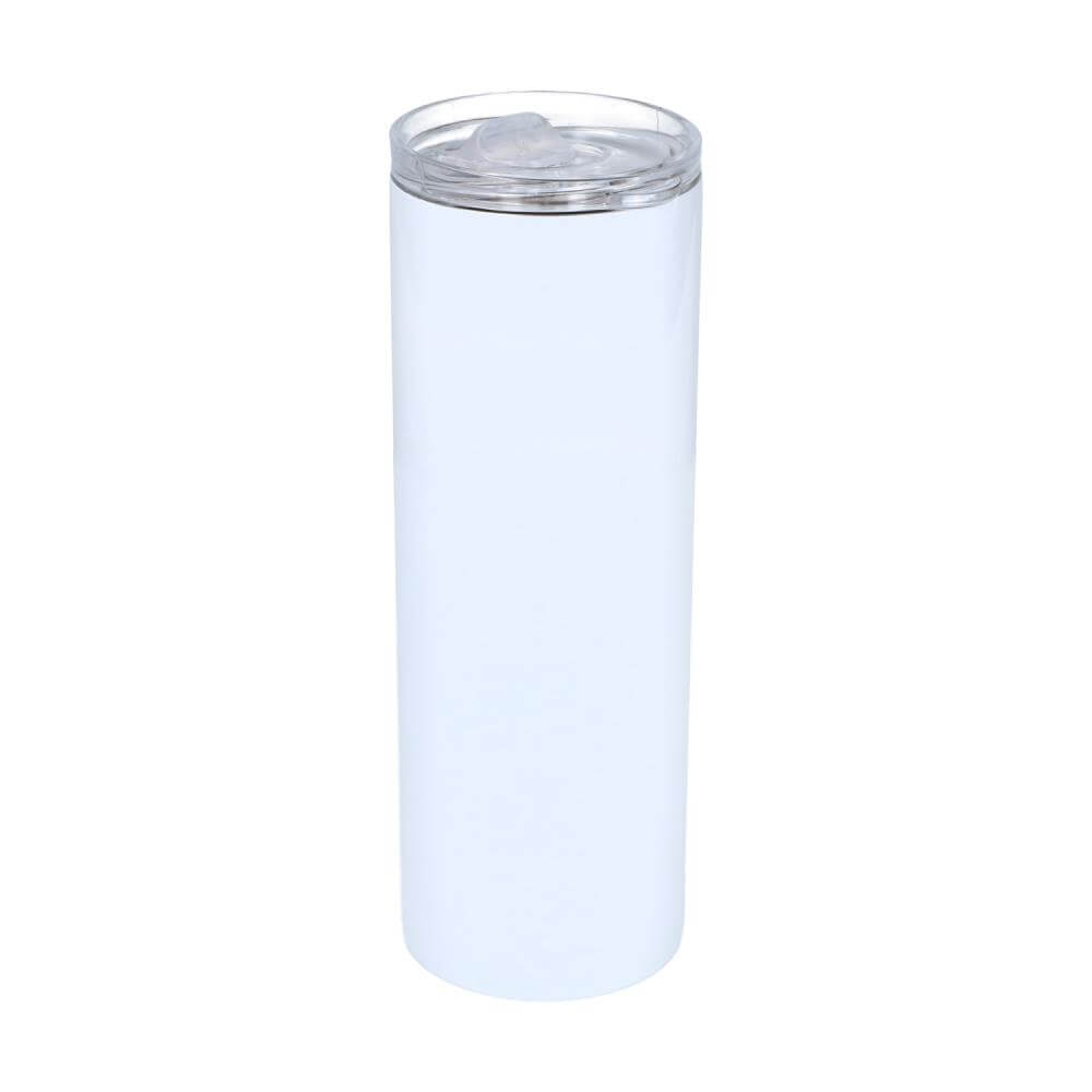 Photo printable Thermos Bottle with metal straw 590 ml / 20oz