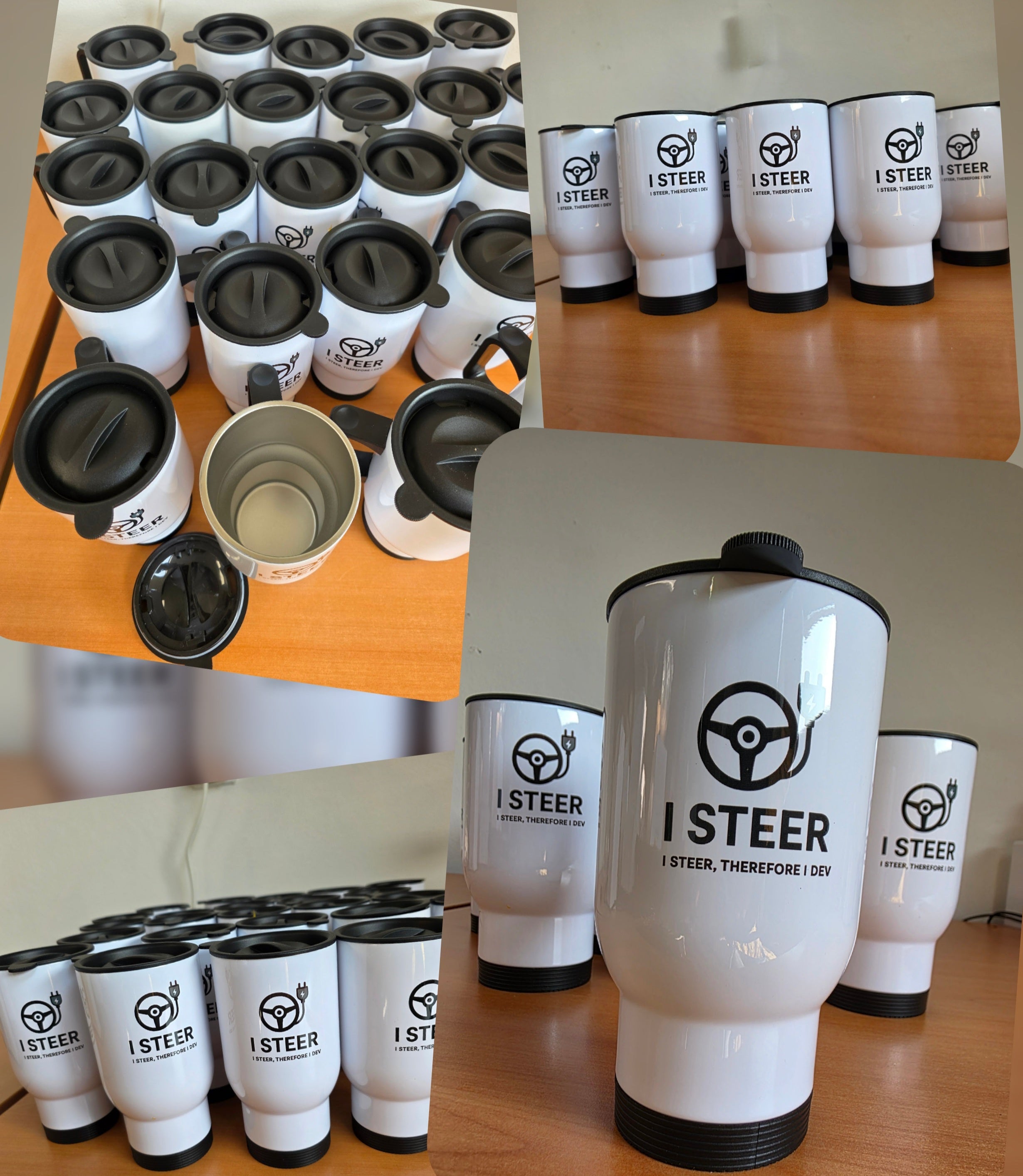 Printable Stainless steel car Coffee tumbler - fits in car cup holder