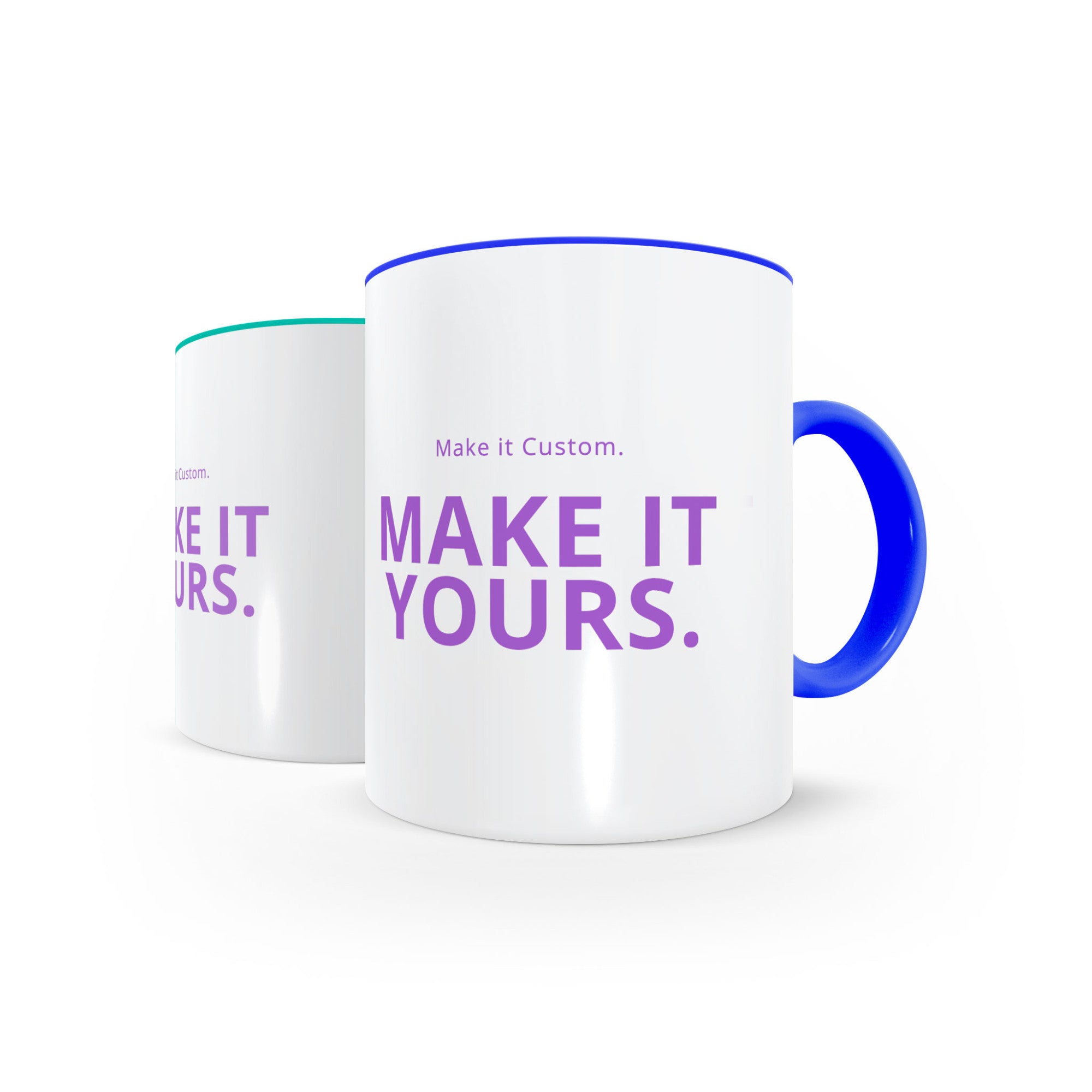 Ceramic Mug with Color Inside - 3D