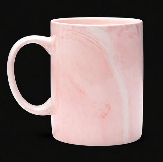 Norval - 350 ml Ceramic mug with a marble finish