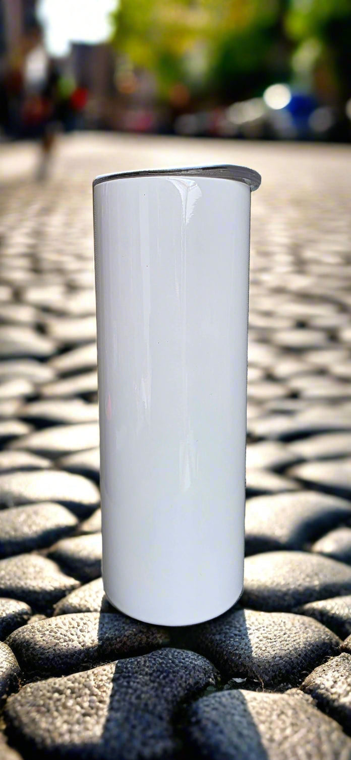 Photo printable Thermos Bottle with metal straw 590 ml / 20oz