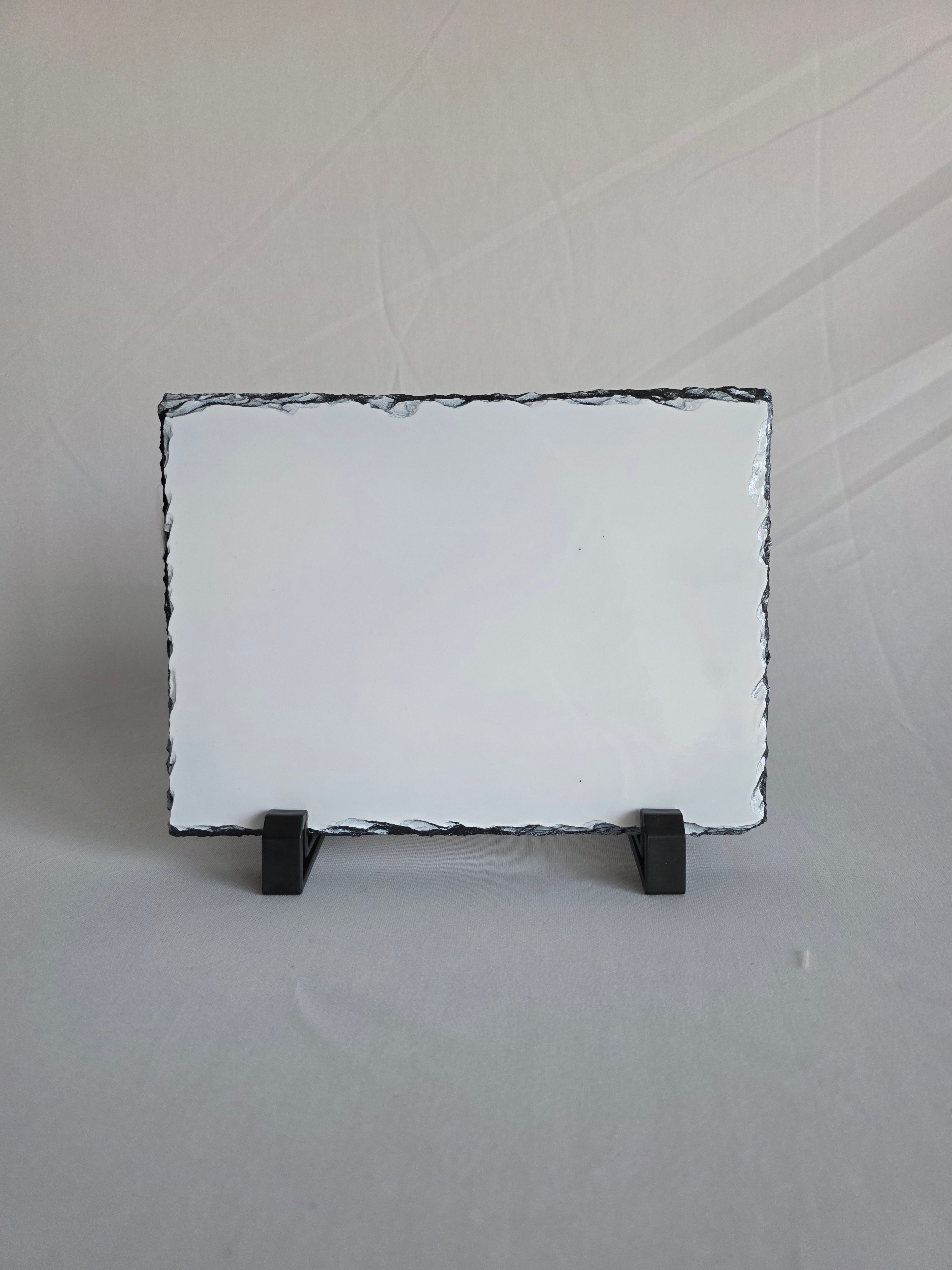 Photo printable slate with stand 18.5cmx13.5cm