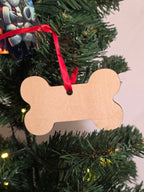 Bone ornament mdf 2pc
