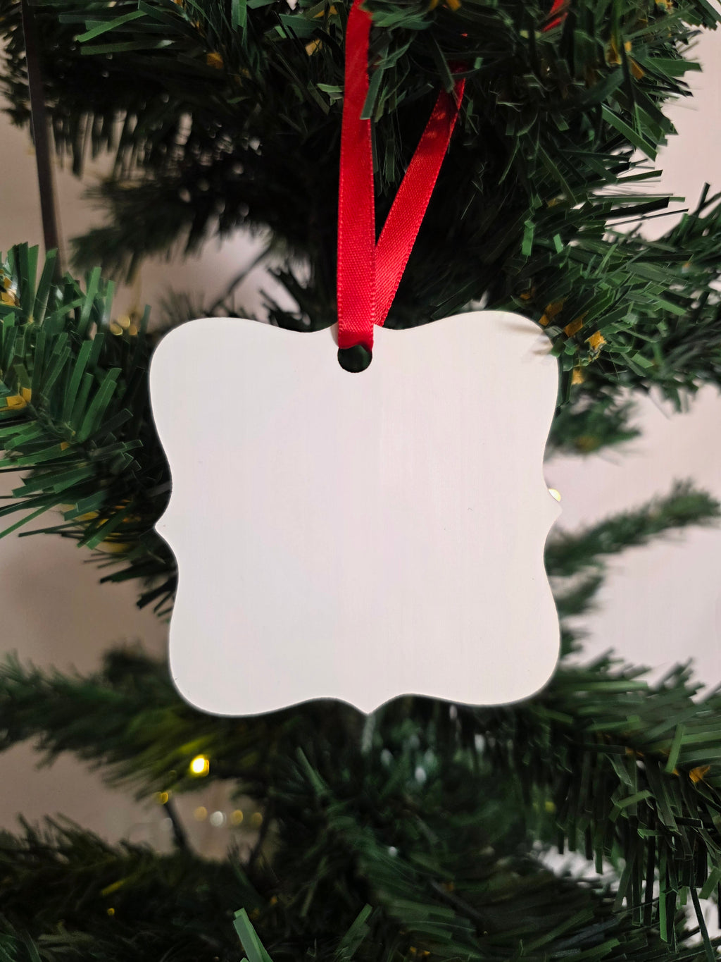 Square ornament mdf 2pc