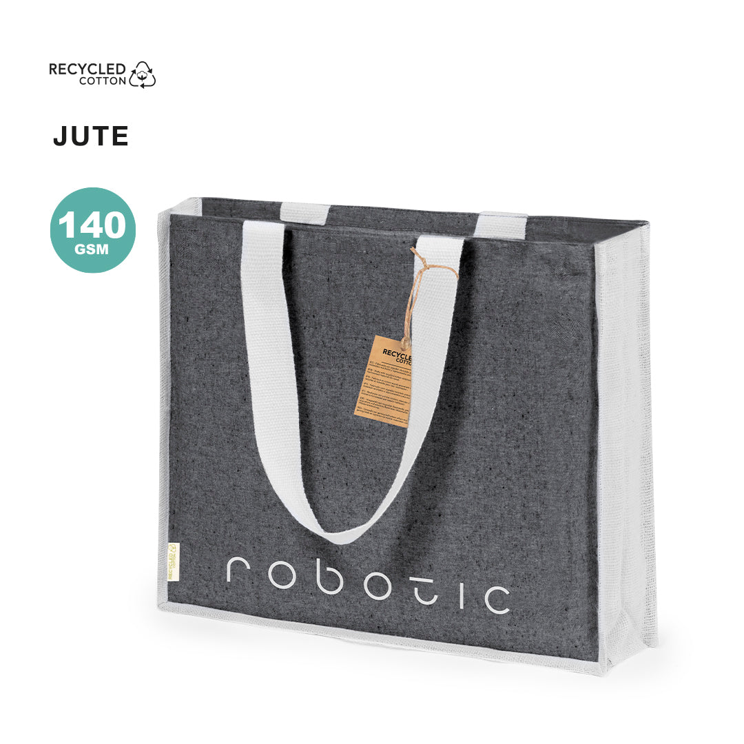 Talara Colored Cotton and jute bag 140gsm