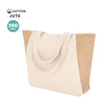 Sharma jute and cotton bag zipped 360gsm