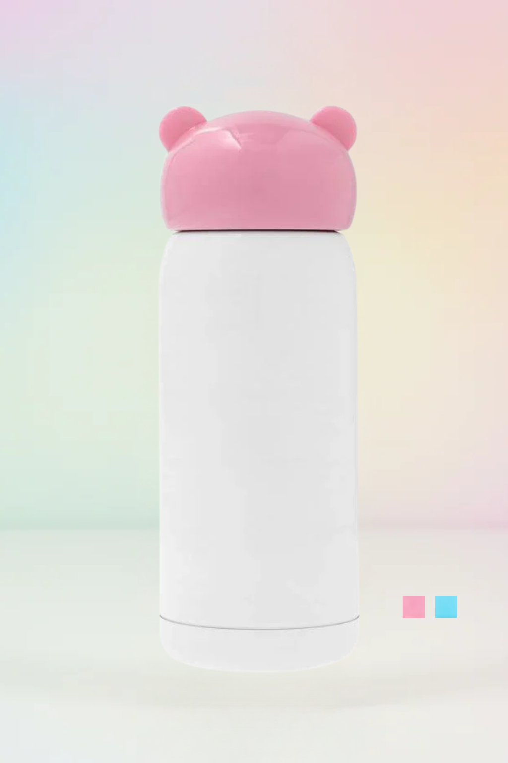 Kids bottle with photoprinting and color lids