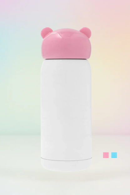 Customised Banana & Strawberry Text Kids Bottle