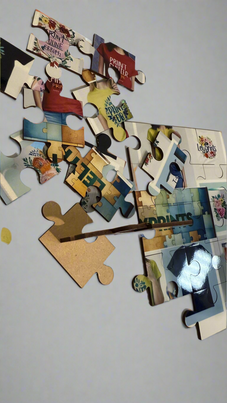 Customized Puzzles made with Hard board (Wood)
