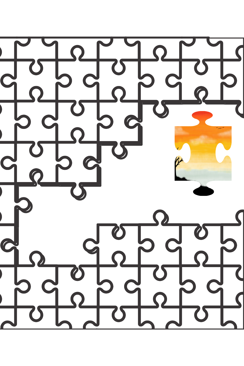 Customized Puzzles made with Card board