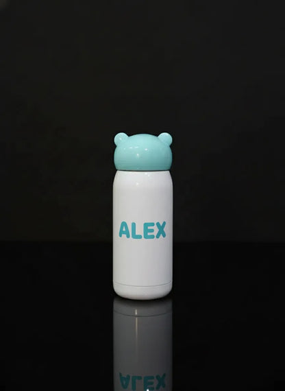 Customised Banana & Strawberry Text Kids Bottle