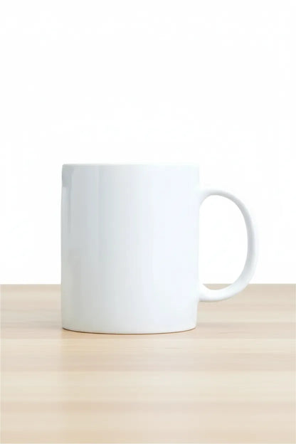 The Freestyle 360° Mug - Upload your own full-wrap art - White
