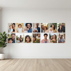 Aluminum Metal photo panels on wall