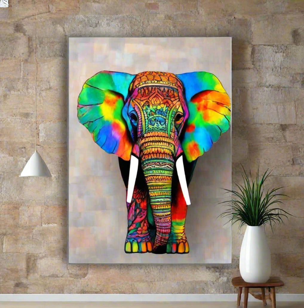 Aluminum Metal photo panels on wall