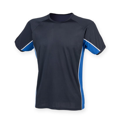 Round Neck Panel Sports Tees