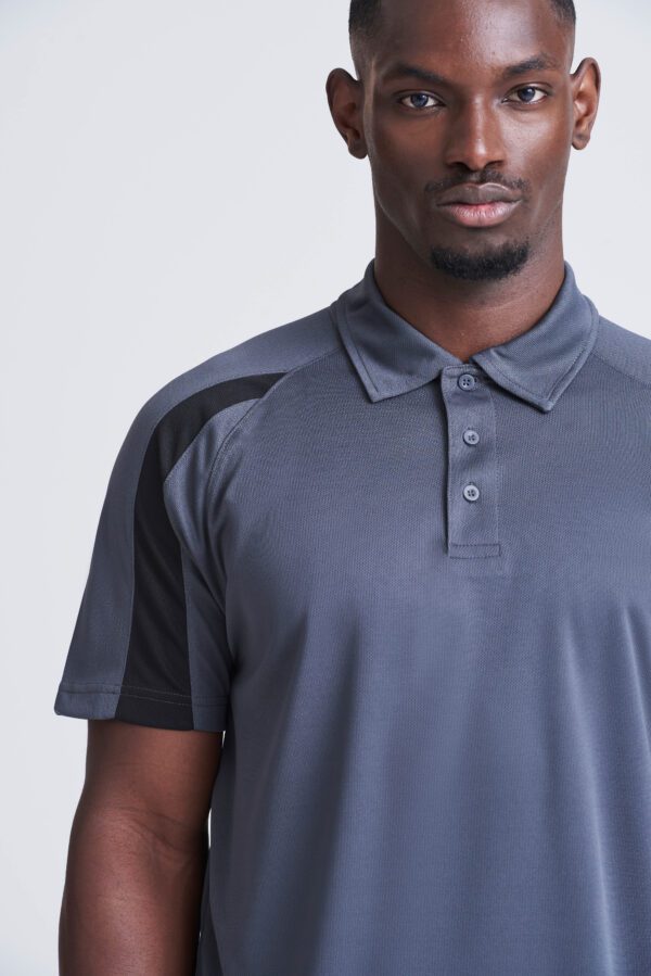 Multicolor Sports Polo - Adult