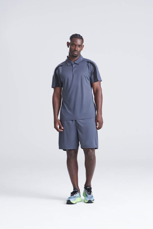 Multicolor Sports Polo - Adult