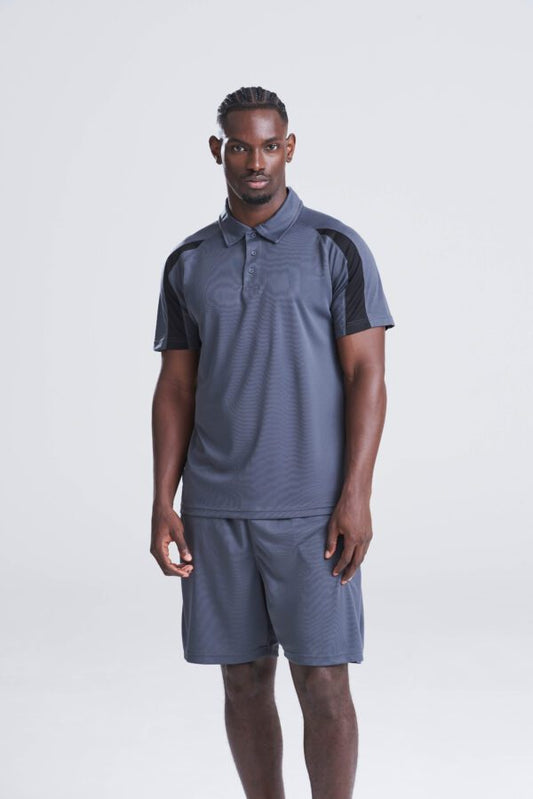 Multicolor Sports Polo - Adult
