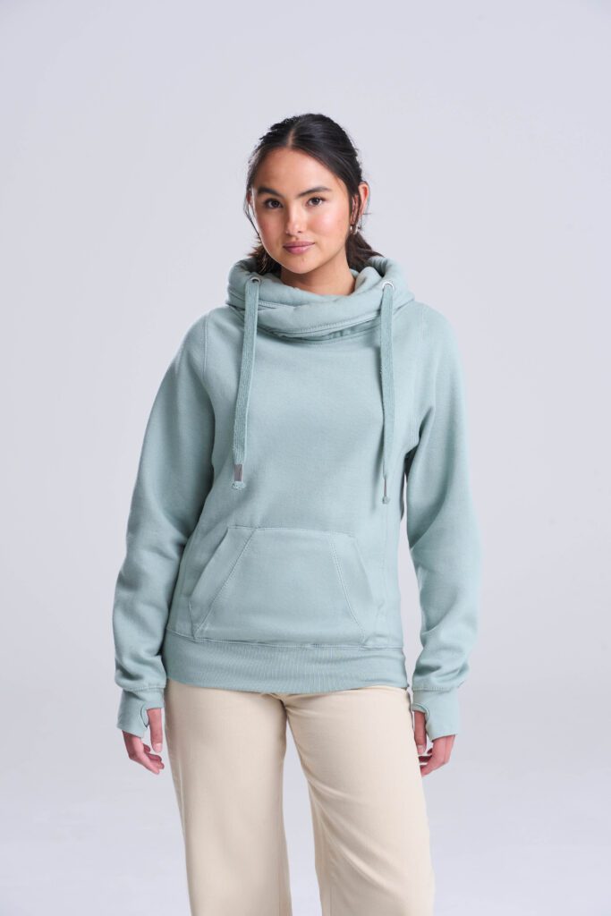 Crossneck hoodie 330gsm