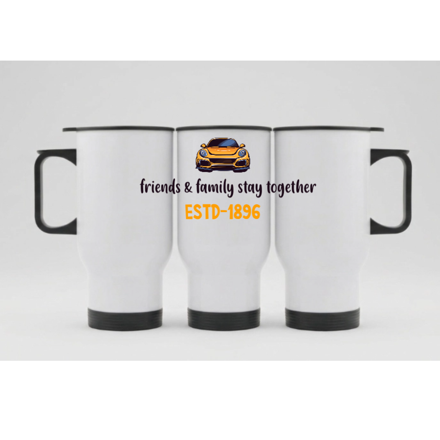 Car tumbler - With car Quote & Year - Custom print