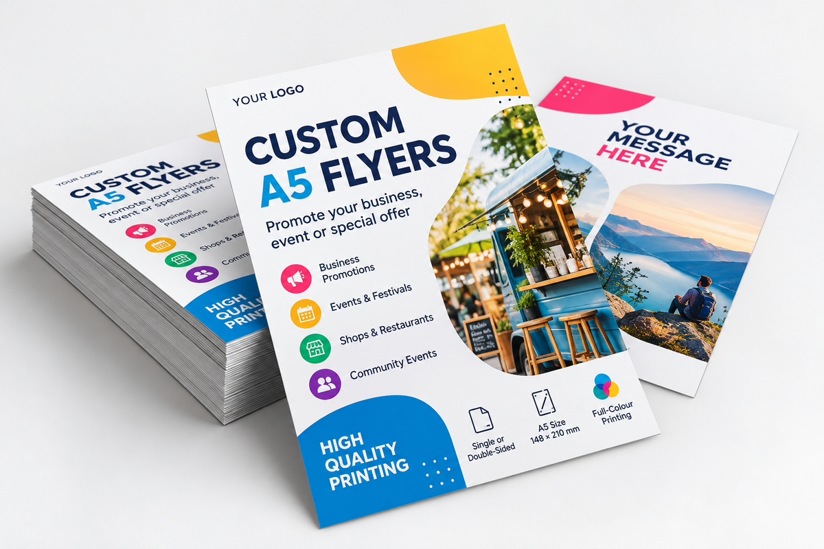 Custom Printed Flyers A5 size