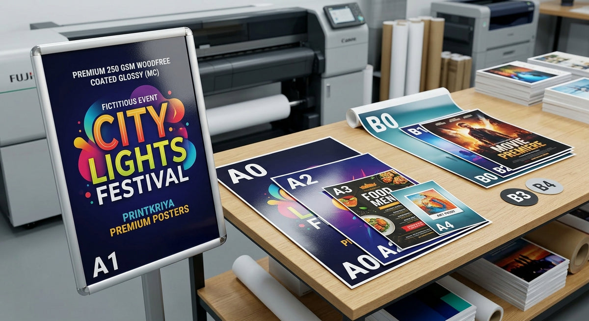 Premium Glossy Photo Posters – Custom Printed A4 to A0