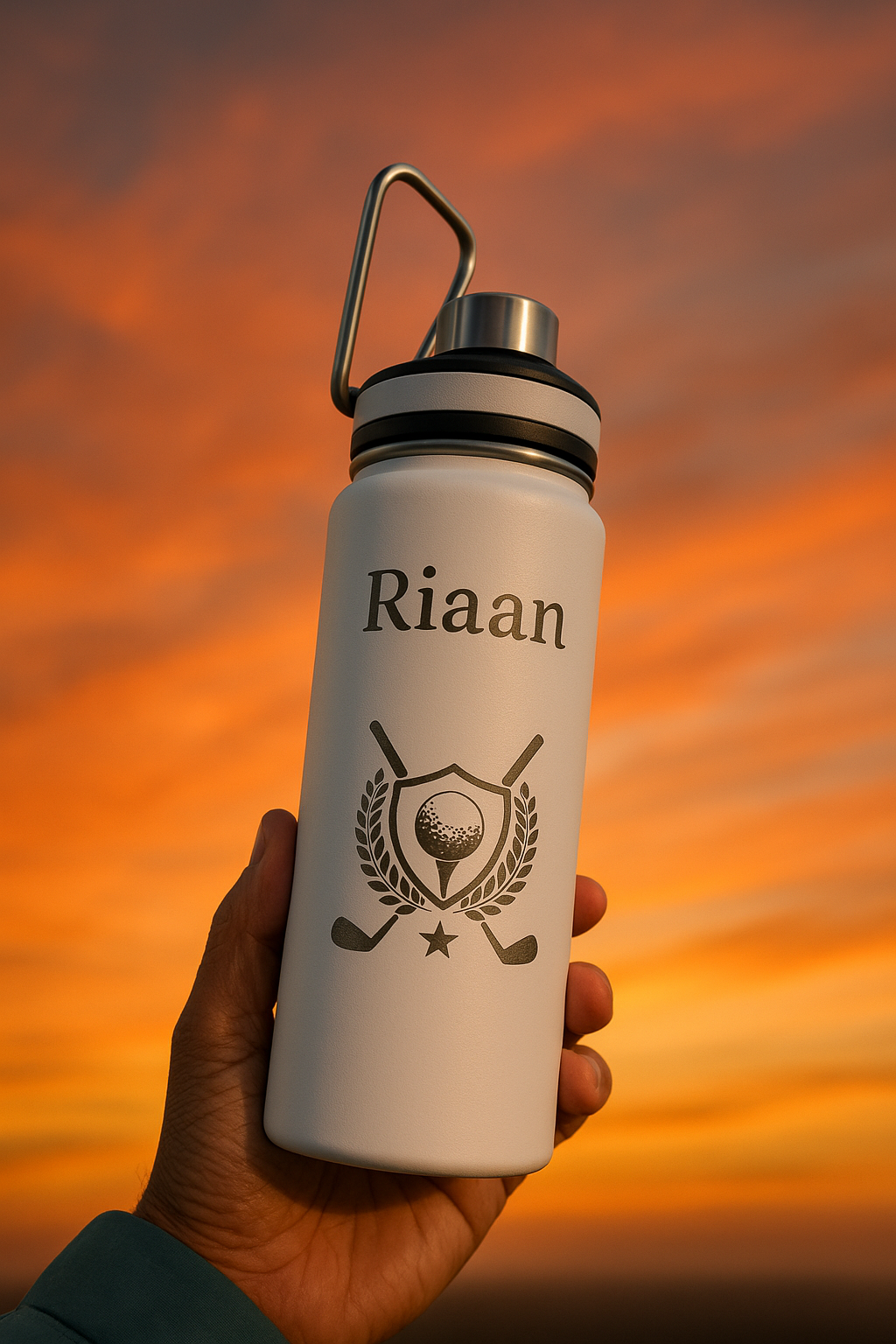 Gessi 590 ml Copper Vacuum Insulated Sport Bottle (Engraving)