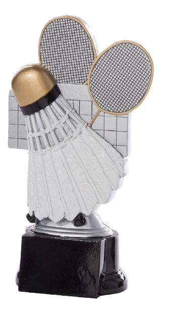 Badminton Shuttlecock and Racket made with resin