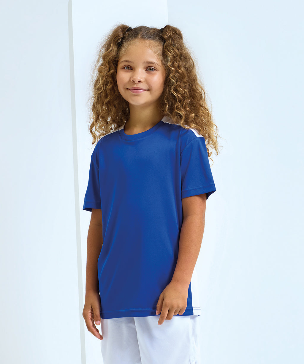 Kids contrast performance t-shirt