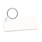 Double side printable business keychain - Rectangle