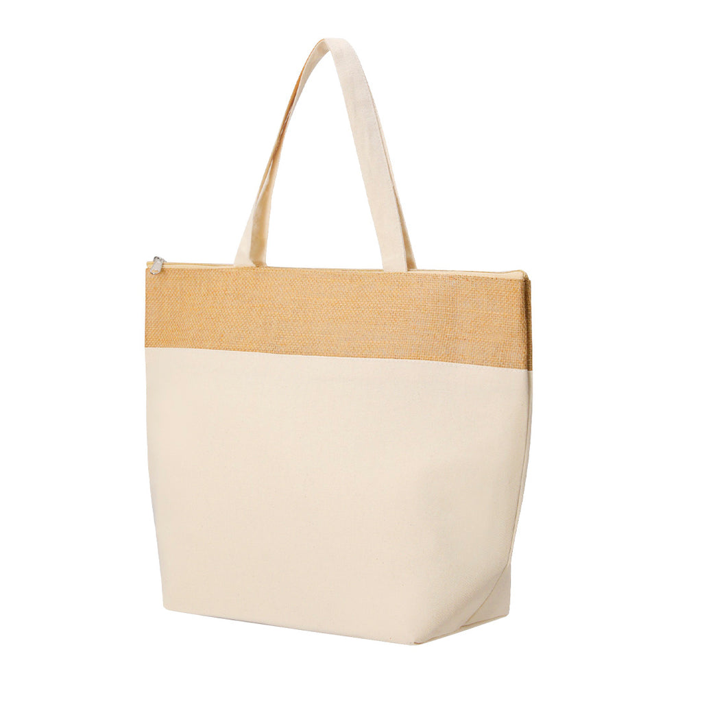 Jute and cotton Thermel Linax zipped