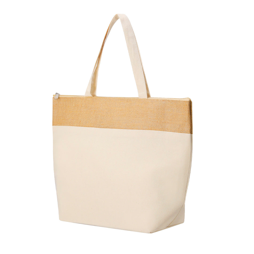 Jute and cotton Thermel Linax zipped