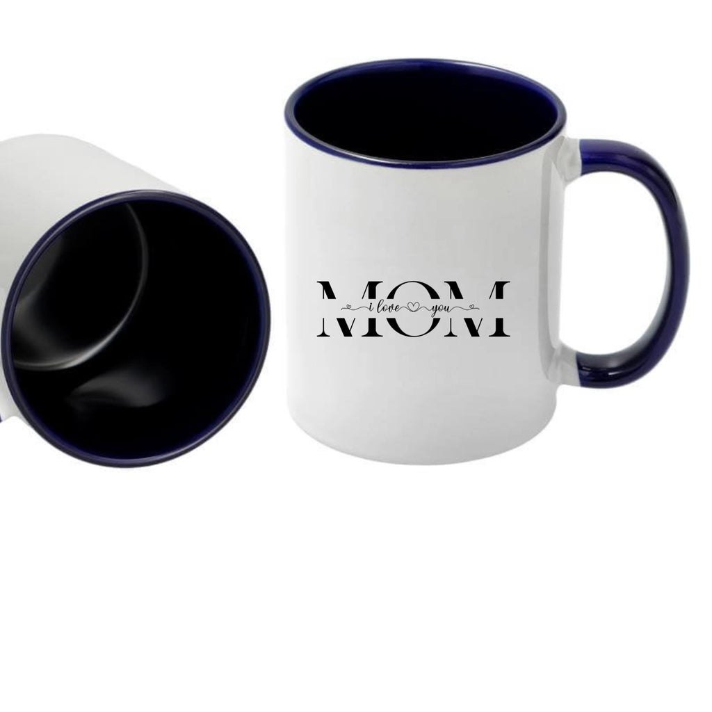 You had me at Meow - 330ML ( Ceramic Navy Blue Mug ) - Custom