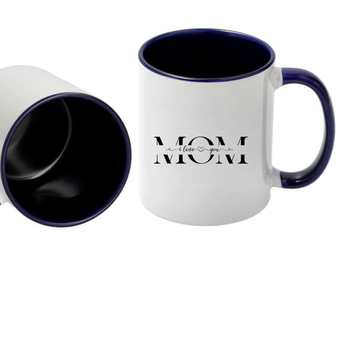 You had me at Meow - 330ML ( Ceramic Navy Blue Mug ) - Custom
