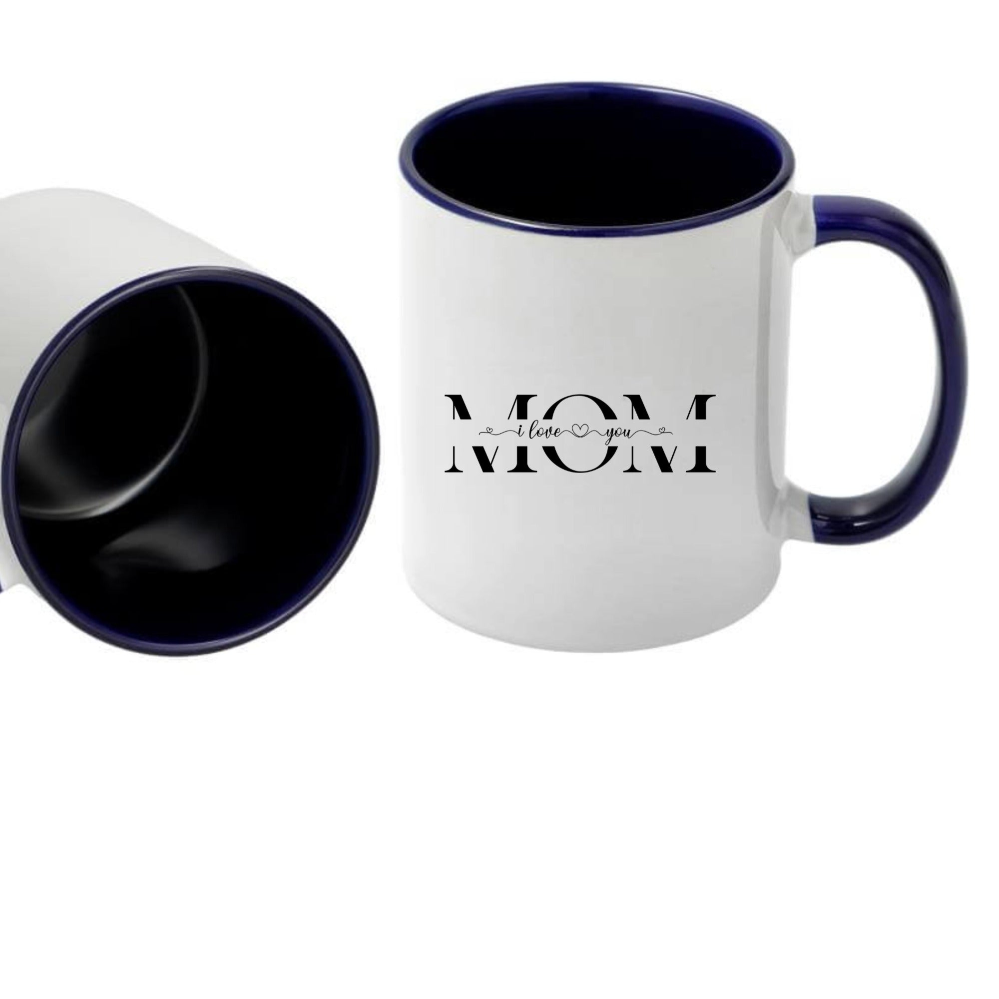 You had me at Meow - 330ML ( Ceramic Navy Blue Mug ) - Custom