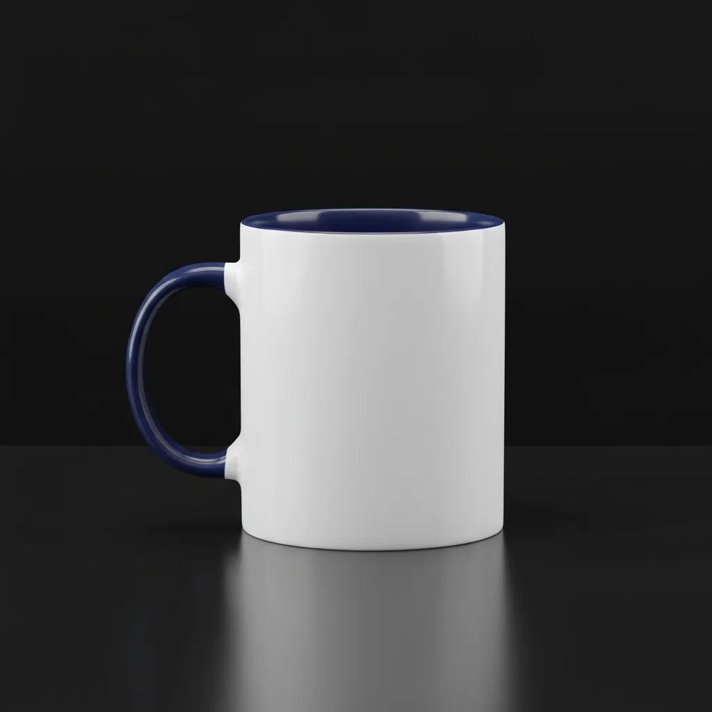 You had me at Meow - 330ML ( Ceramic Navy Blue Mug ) - Custom