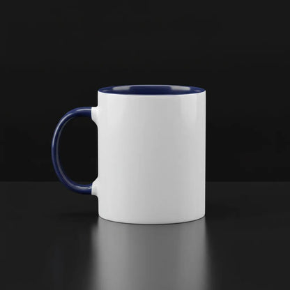 You had me at Meow - 330ML ( Ceramic Navy Blue Mug ) - Custom