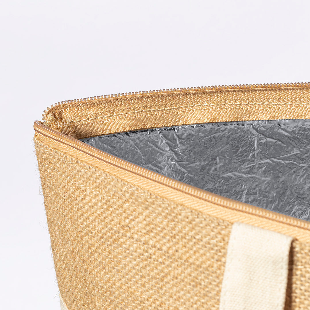Jute and cotton Thermel Linax zipped