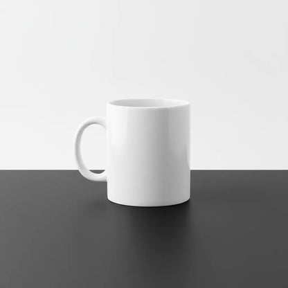 The Freestyle 360° Mug - Upload your own full-wrap art - White