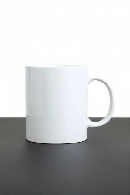 The Freestyle 360° Mug - Upload your own full-wrap art - White