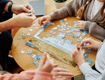 Customized Puzzles made with Card board