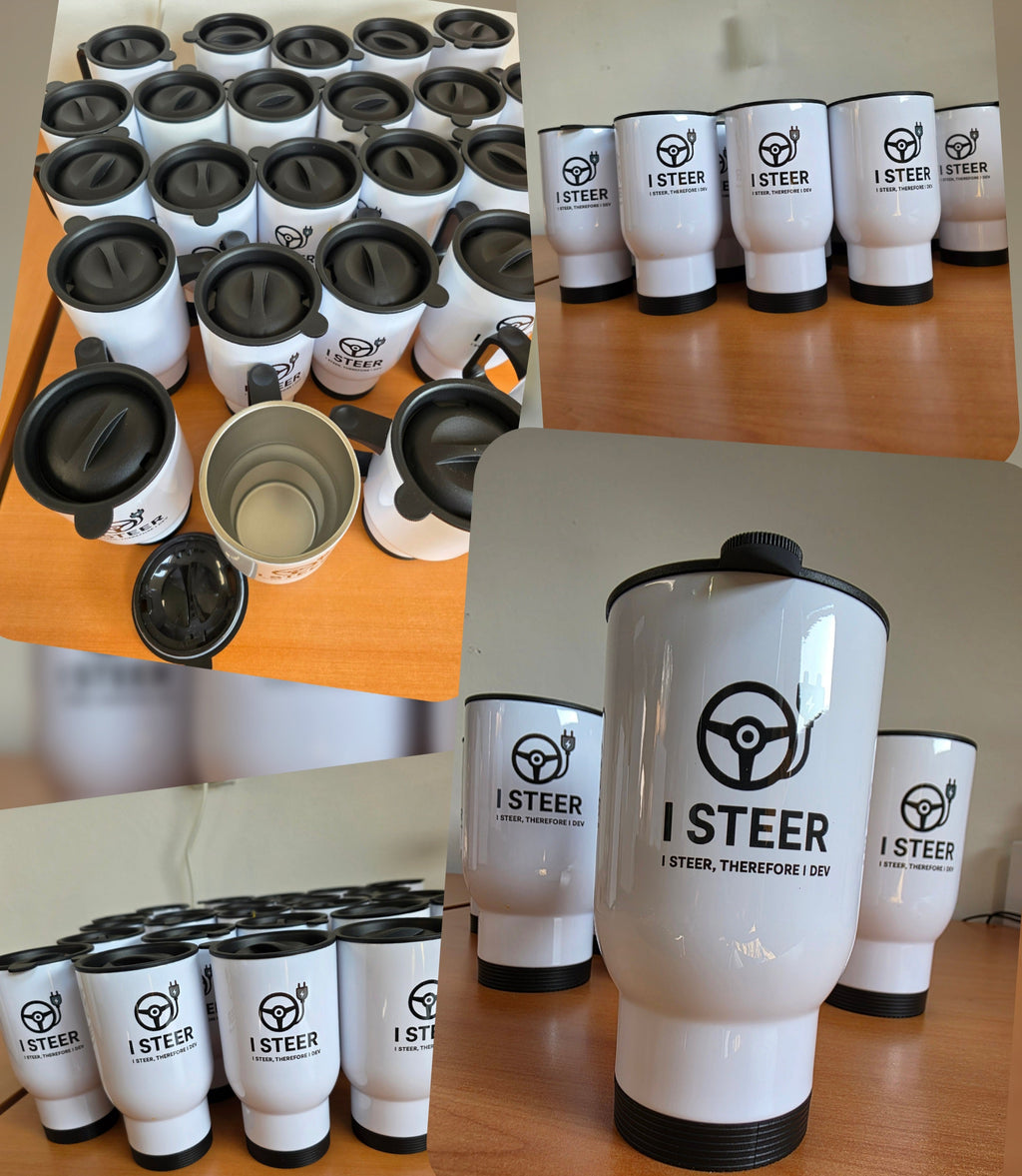 Printable Stainless steel car Coffee tumbler - fits in car cup holder
