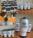Printable Stainless steel car Coffee tumbler - fits in car cup holder