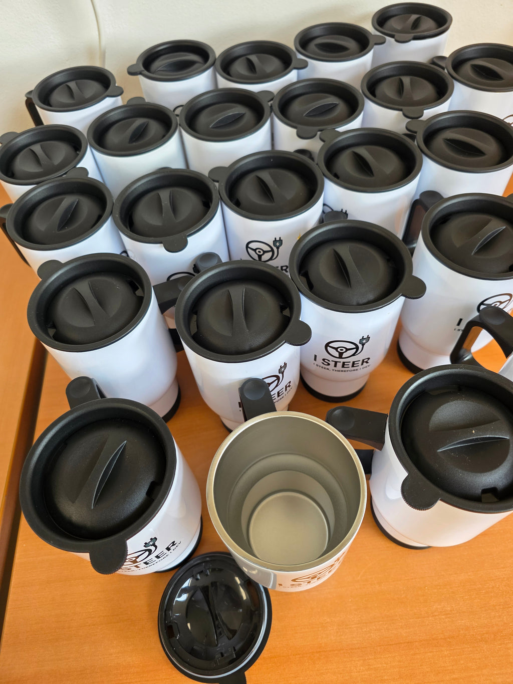 Printable Stainless steel car Coffee tumbler - fits in car cup holder