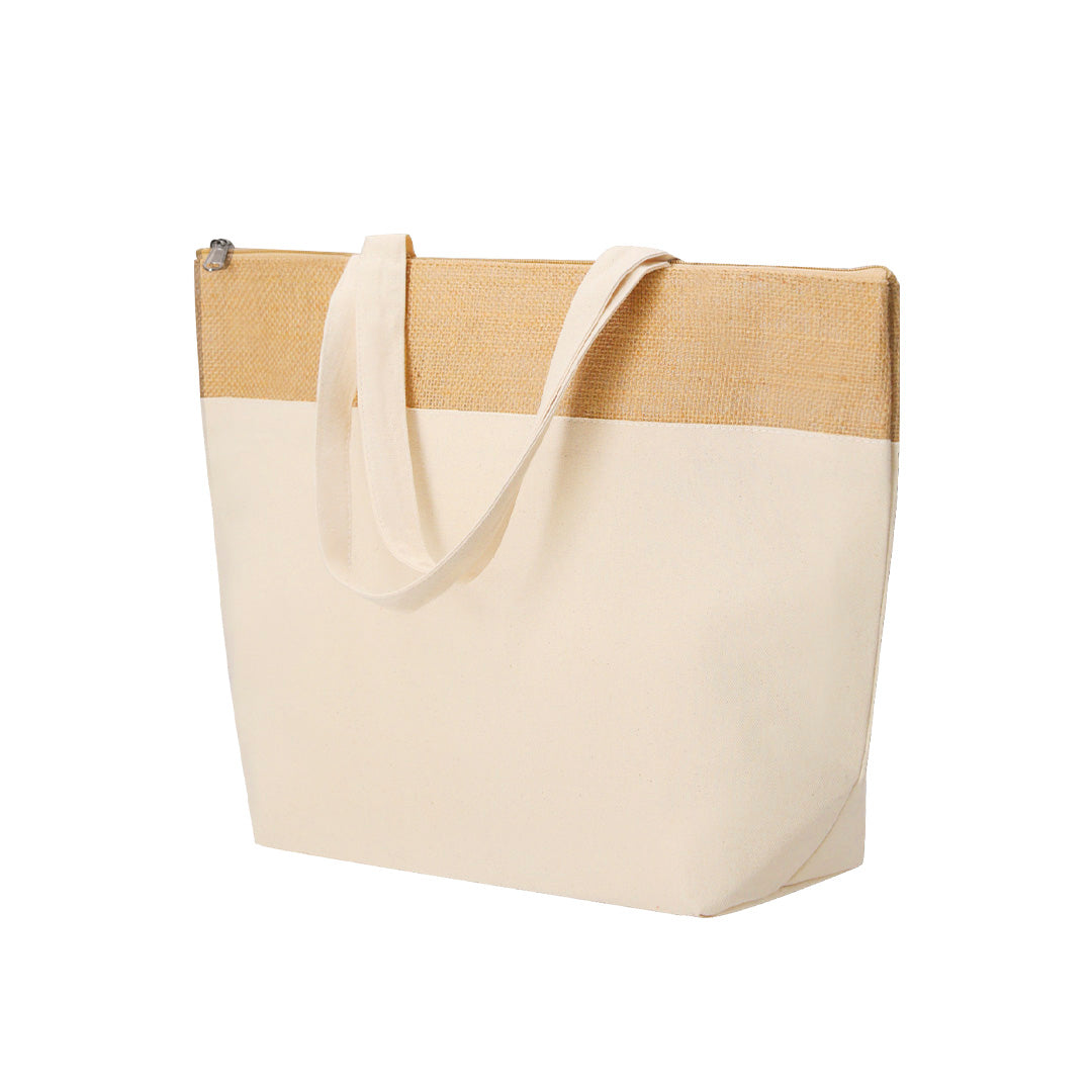 Jute and cotton Thermel Linax zipped