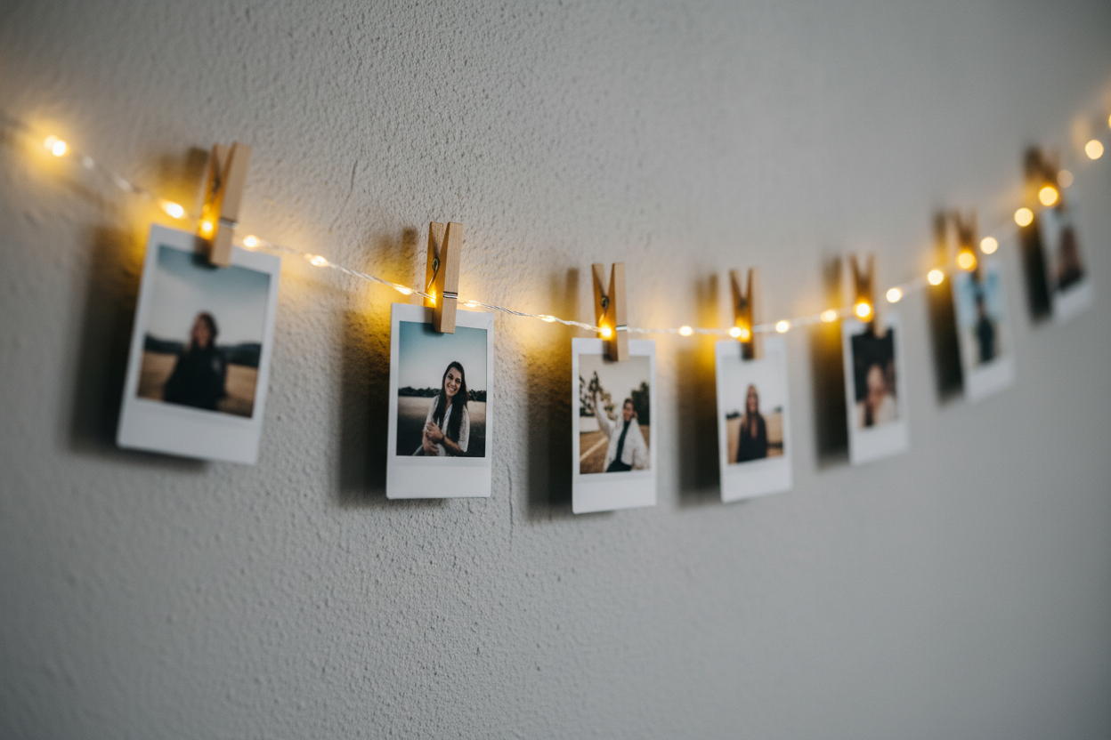 the led is for the string not to the clip