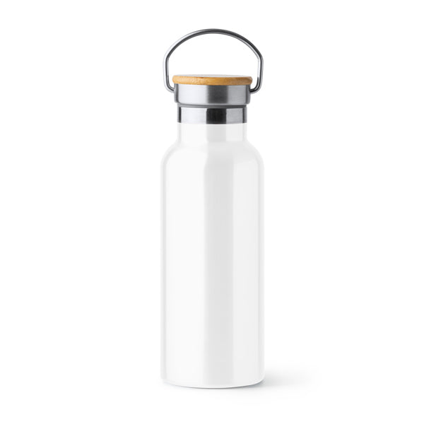 Tiset - 500 Ml stainless steel bottle with bamboo lid