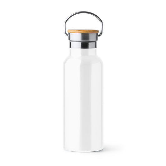 Tiset - 500 Ml stainless steel bottle with bamboo lid