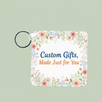 Double side printable business keychain - Rectangle