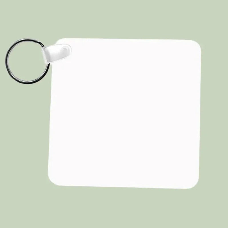 Double side printable business keychain - Rectangle